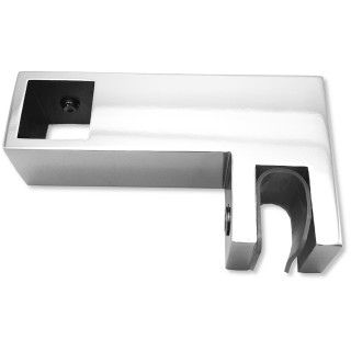 Держатель стекла FDC-55 сквозной 15х15 горизонтальный, нержавейка/полированный