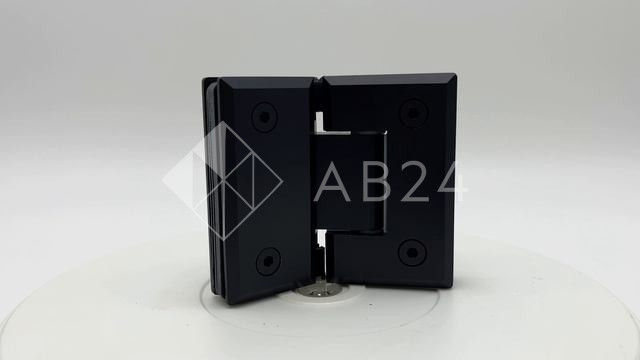 Петля Бета β FDP-24 стекло-стекло 135°, нержавейка/черный