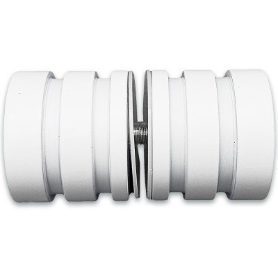 Ручка кноб FDR-51, латунь/белый