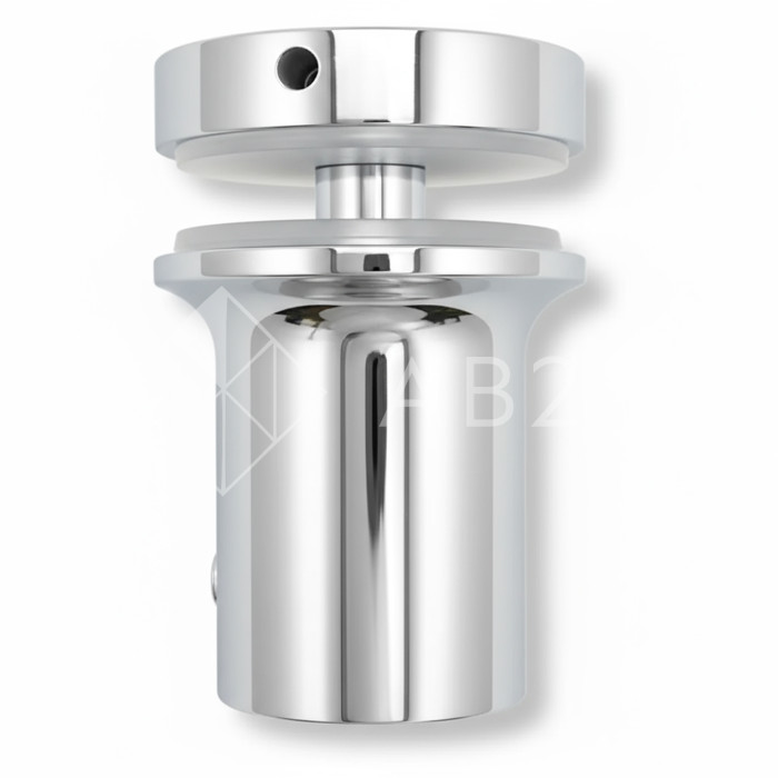 Крепление FDC-24 трубы 19 к стеклу, нержавейка/полированный