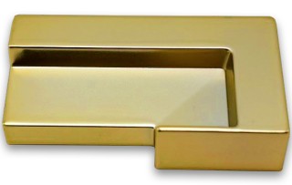 Заглушка торцевая FDPA-430L  Левая для порога, ПВХ/золото