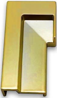 Заглушка торцевая FDPA-430L  Левая для порога, ПВХ/золото