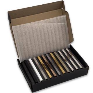 Образцы труб (треков) 30х10 (комплект 11 шт), FDTA-001