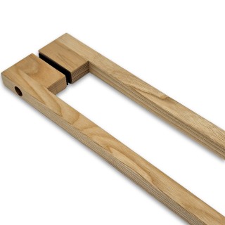 Ручка для сауны FDR-174, 20х20х1000 мм, ясень/бесцветный