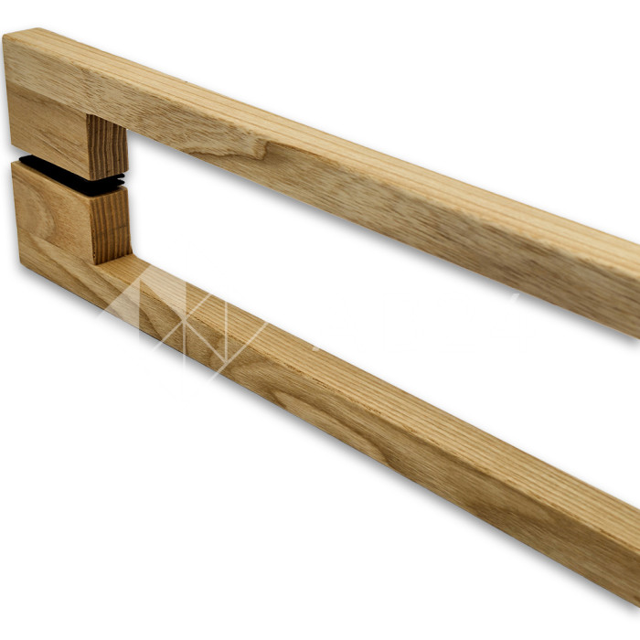 Ручка для сауны FDR-174, 20х20х1000 мм, ясень/бесцветный