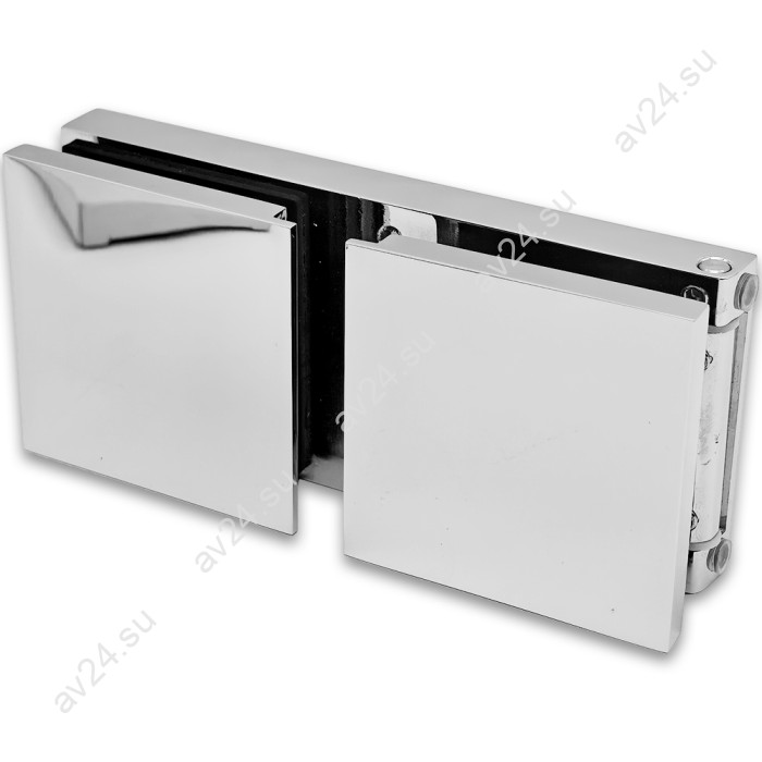 Петля Гидра FDP-252 стекло-стекло 180°, латунь/хром