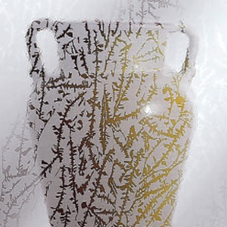 Витражная пленка Decra Glow DG165 с эффектом "ледяных узоров" (RSF750)