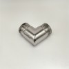 Отвод FOP-48p.07 для поручня с пазом, Ø48.3 мм, GRIT 600, нержавейка/полированный