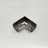 Отвод FOP-48p.07 для поручня с пазом, Ø48.3 мм, GRIT 600, нержавейка/полированный