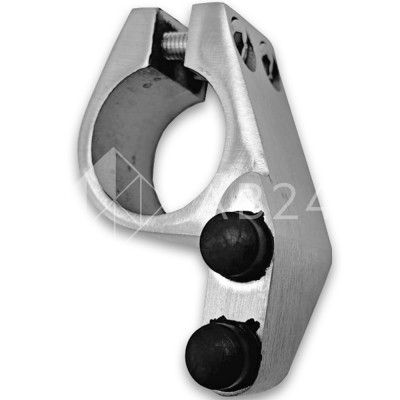 Стопор FDS-72 для раздвижной системы FDS-10, ПРАВЫЙ, нержавейка/матовый