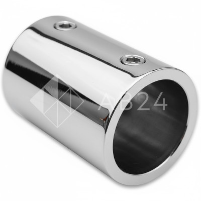Соединитель FDC-21 трубы 19 прямой, нержавейка/полированный