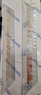 Бевелс AV121 дихроичный 36 х 267 мм, красный мороз