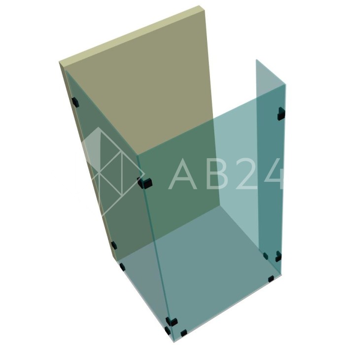 Душевая перегородка DK-505K на коннекторах