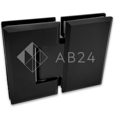 Петля Бета β FDP-22 стекло-стекло 180°, цинк/черный