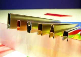 Профиль латунный П-образный 8х3 мм BB 375, длина 2,2 м