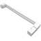 Ручка скоба FDR-91, 30х10х400х1.0 мм, нержавейка/белый