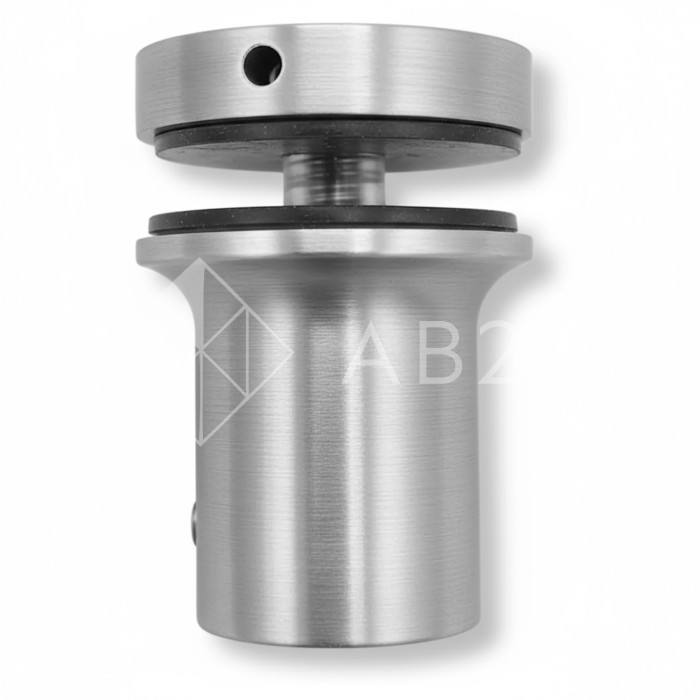 Крепление FDC-24 трубы 19 к стеклу, нержавейка/матовый