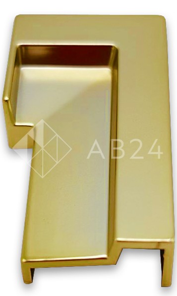 Заглушка торцевая FDPA-430R Правая для порога Золото, ПВХ/золото
