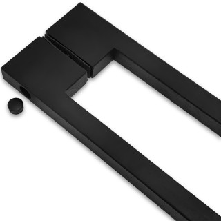 Ручка для сауны FDR-173, 20х20х600 мм, ясень/черный