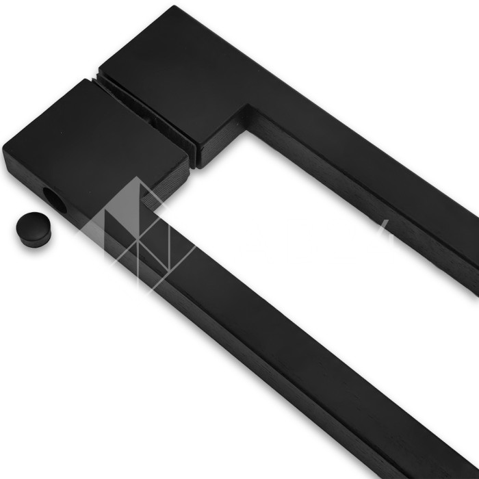 Ручка для сауны FDR-173, 20х20х600 мм, ясень/черный