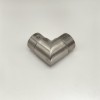 Отвод FOP-48p.07 для поручня угловой 90° с пазом, Ø48.3 мм, GRIT 320, нержавейка/матовый
