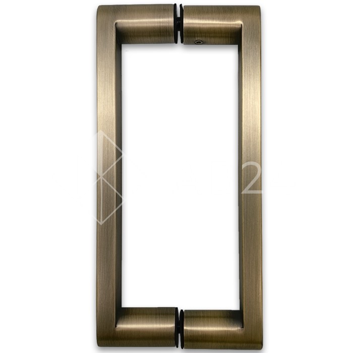 Ручка скоба FDR-86, 25*200*225 мм, нержавейка/бронза