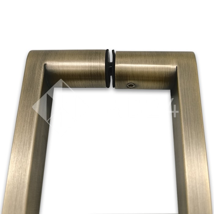 Ручка скоба FDR-86, 25*200*225 мм, нержавейка/бронза