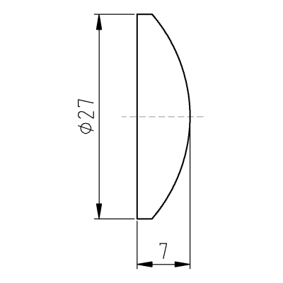 Демпфер резиновый FDA-93, 5 шт., самоклеящийся, черный