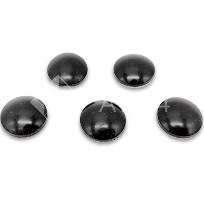 Демпфер резиновый FDA-93, 5 шт., самоклеящийся, черный