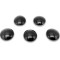 Демпфер резиновый FDA-93, 5 шт., самоклеящийся, черный