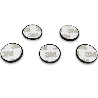 Демпфер резиновый FDA-93, 5 шт., самоклеящийся, черный