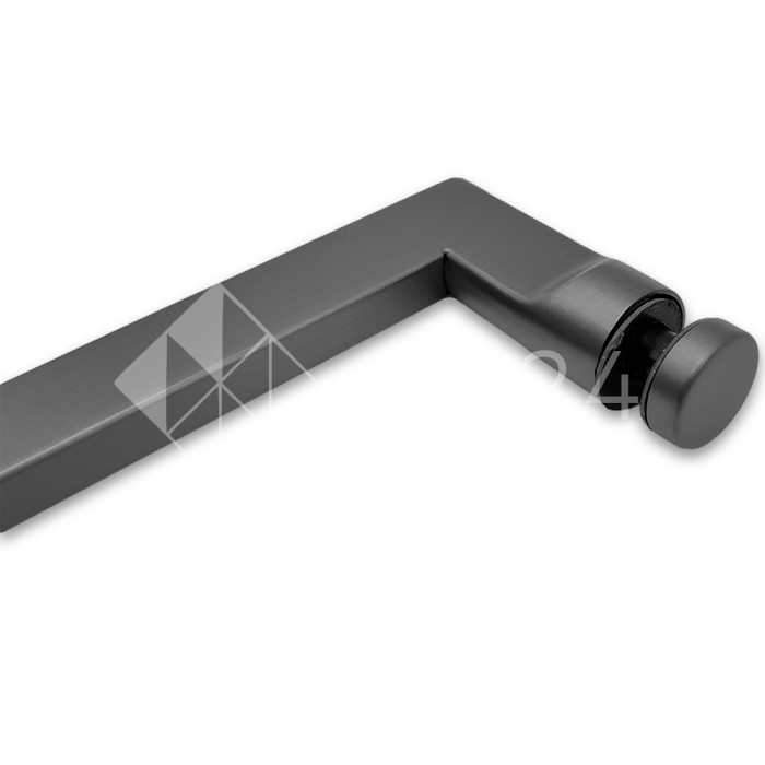 Ручка полотенцесушитель FDR-702, 10х20х650мм, нержавейка/оружейная сталь