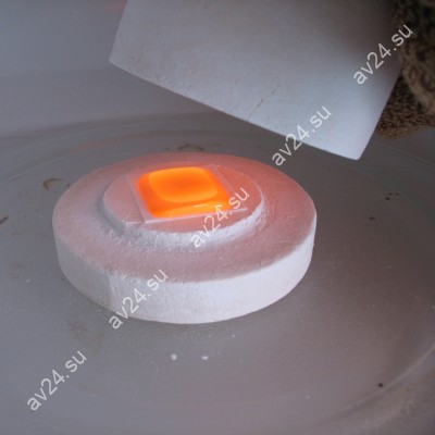 Печь для фьюзинга в микроволновке Ø12 см со Стартовым набором АртВитраж24