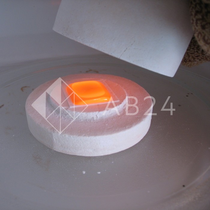 Печь для фьюзинга в микроволновке Ø12 см со Стартовым набором АртВитраж24