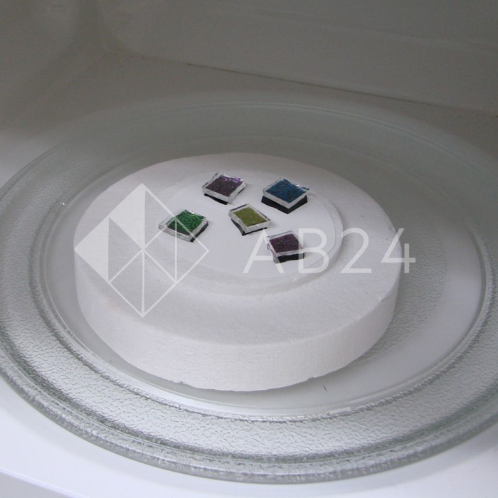 Печь для фьюзинга в микроволновке Ø12 см со Стартовым набором АртВитраж24