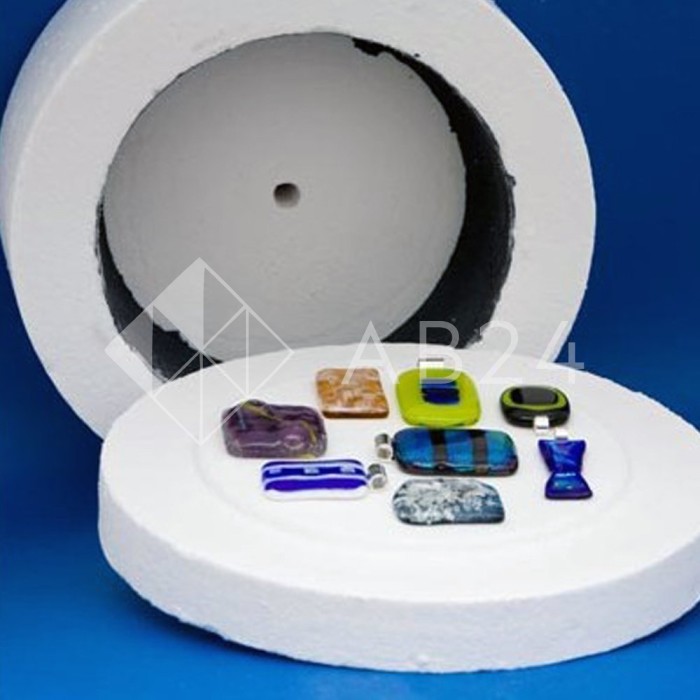 Печь для фьюзинга в микроволновке Ø12 см со Стартовым набором АртВитраж24