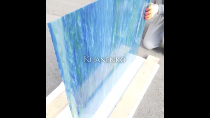 Стекло витражное AV 623-7S, целый лист - 78 х 96 cм.