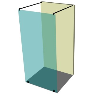 Душевая перегородка DK-506K на коннекторах