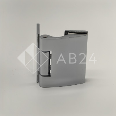 Петля Европа FDP-114 стена-стекло без крышек, цинк/хром