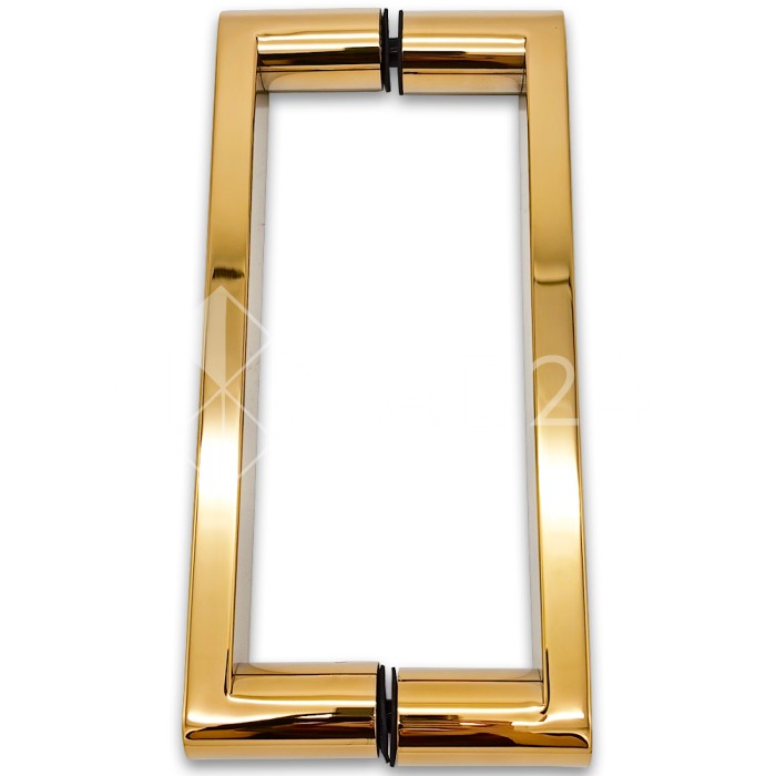 Ручка скоба FDR-86, 25*200*225 мм, нержавейка/золото