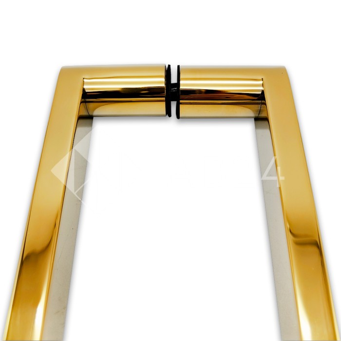 Ручка скоба FDR-86, 25*200*225 мм, нержавейка/золото