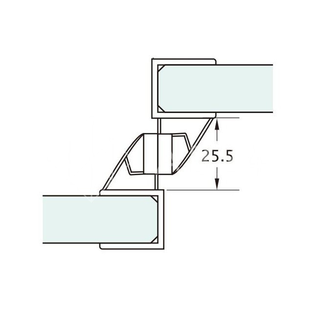 Уплотнитель магнитный ПРЕМИУМ для раздвижных дверей, черный 2.5 м под стекло 8 мм FDPP-516.8