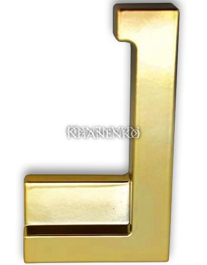Заглушка угловая Правая для порога Золото FDPA-431R PVC/TP