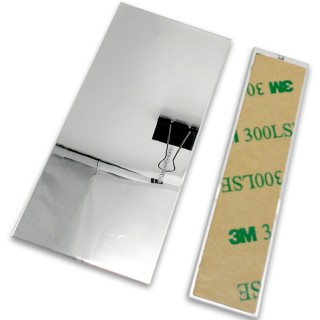 Петля Европа FDP-110 стена-стекло 90° с накладкой, латунь/хром