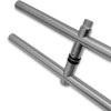 Ручка FKR-213 для стеклянной двери 35x1125х1500х1 м с замком, нержавейка/матовый