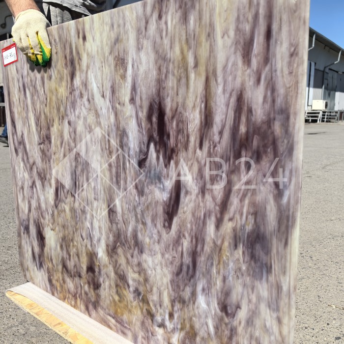 Стекло витражное AV 641-7S, целый лист - 78 х 96 cм.