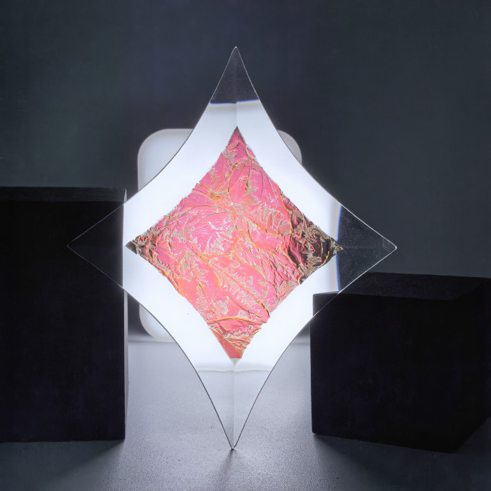 Бевелс AV155 дихроичная звезда 111 х 137 мм, красный мороз