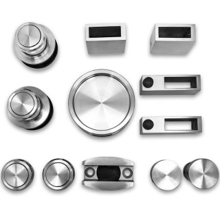 Раздвижная система Альфа α FDS-7 ПРЕМИУМ, нержавейка/матовый