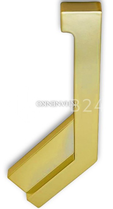 Заглушка угловая FDPA-432R, 135° Правая для порога, ПВХ/золото