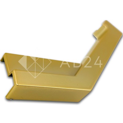 Заглушка угловая FDPA-432R, 135° Правая для порога, ПВХ/золото
